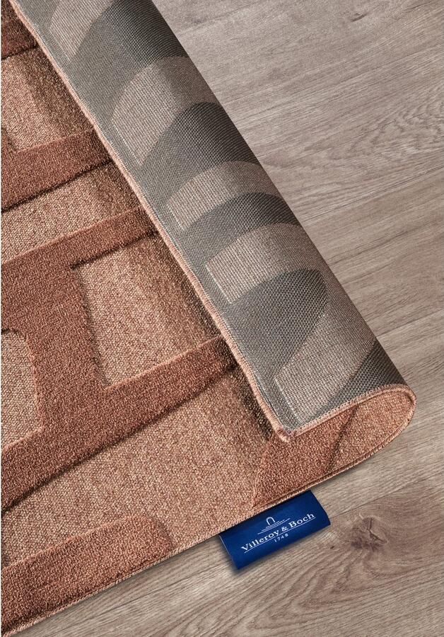 Villeroy & Boch Vloerkleed Therese Woonkamer slaapkamer modern hoog-laag effect gang - Foto 5