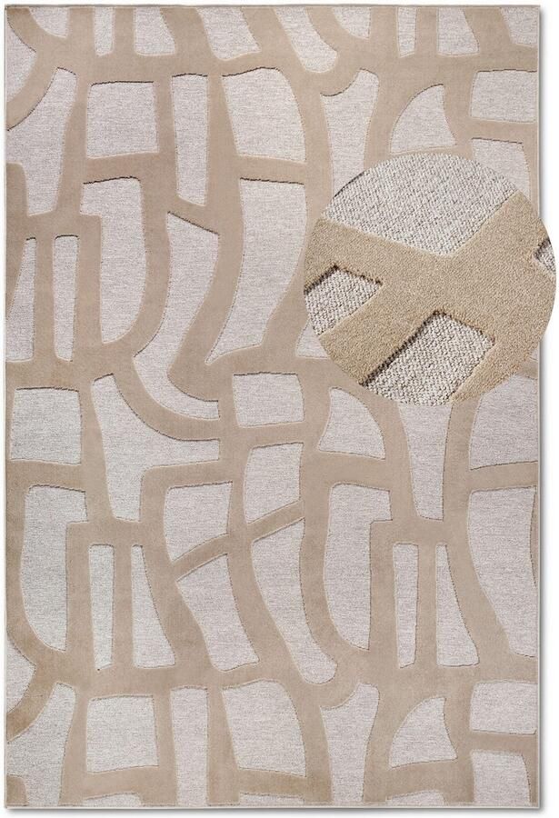 Villeroy & Boch Vloerkleed Therese Woonkamer slaapkamer modern hoog-laag effect gang - Foto 7