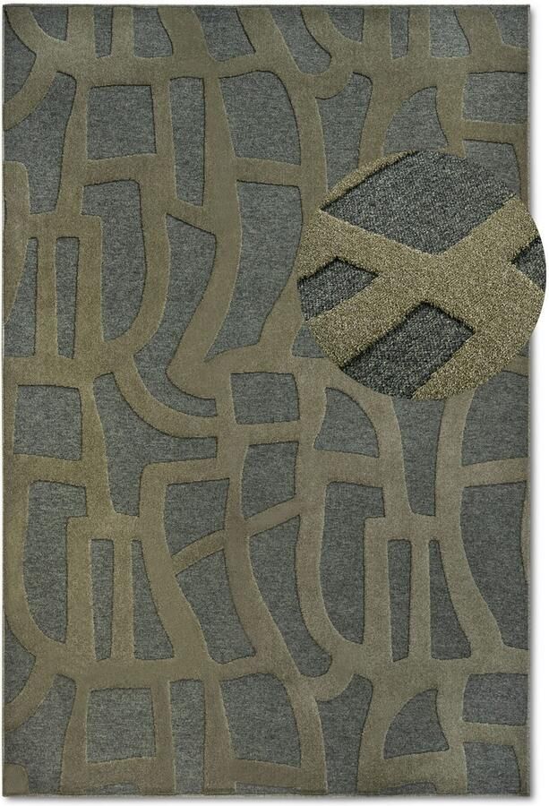 Villeroy & Boch Vloerkleed Therese Woonkamer slaapkamer modern hoog-laag effect gang - Foto 7