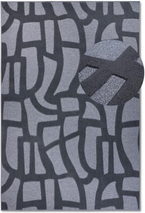 Villeroy & Boch Vloerkleed Therese Woonkamer slaapkamer modern hoog-laag effect gang - Foto 7