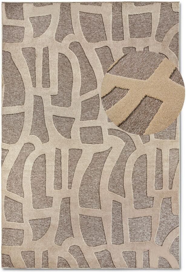 Villeroy & Boch Vloerkleed Therese Woonkamer slaapkamer modern hoog-laag effect gang - Foto 7