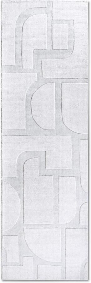 Villeroy & Boch Wollen kleed Alexis Handgeweven wol natuur woonkamer geometrie boho design - Foto 7