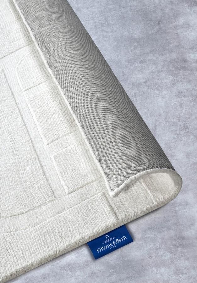 Villeroy & Boch Wollen kleed Alexis Handgeweven wol natuur woonkamer geometrie boho design - Foto 3