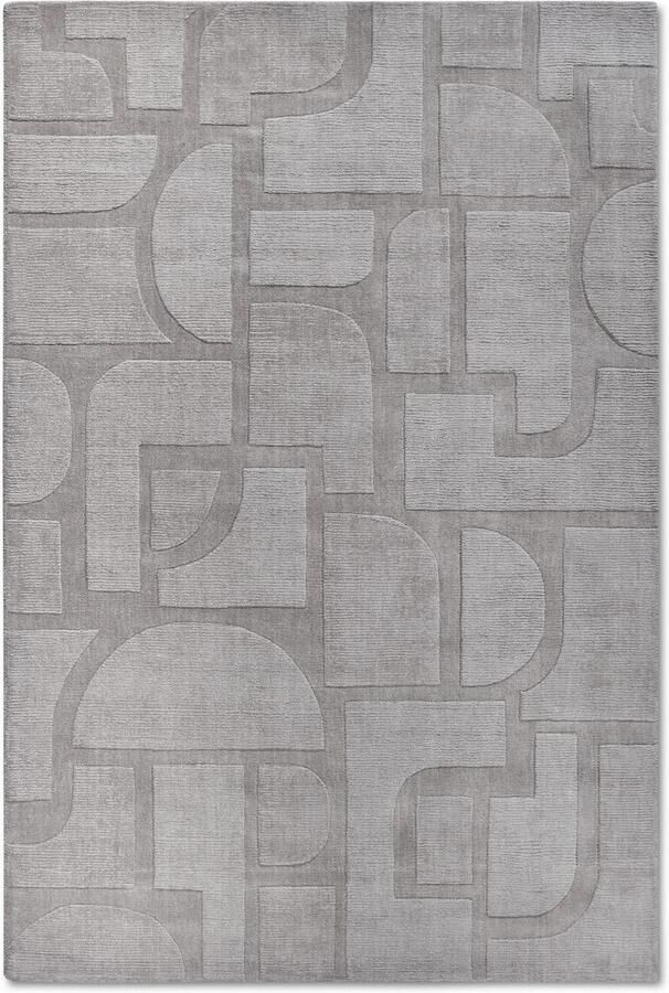 Villeroy & Boch Wollen kleed Alexis Handgeweven wol natuur woonkamer geometrie boho design - Foto 7