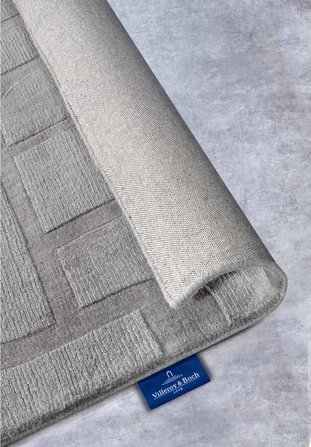 Villeroy & Boch Wollen kleed Alexis Handgeweven wol natuur woonkamer geometrie boho design - Foto 3