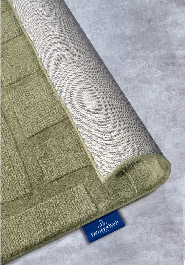 Villeroy & Boch Wollen kleed Alexis Handgeweven wol natuur woonkamer geometrie boho design - Foto 6