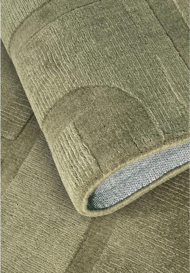 Villeroy & Boch Wollen kleed Alexis Handgeweven wol natuur woonkamer geometrie boho design - Foto 4