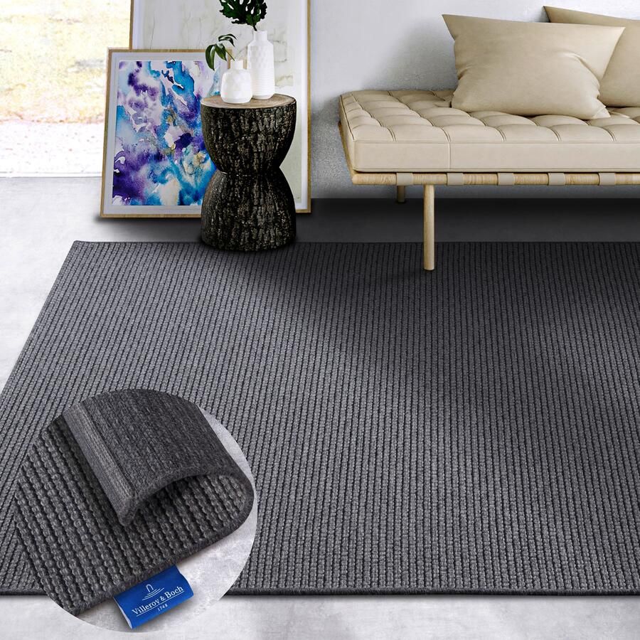 Villeroy & Boch Wollen kleed CHARLES Scheerwol wol natuur woonkamer slaapkamer boho scandi