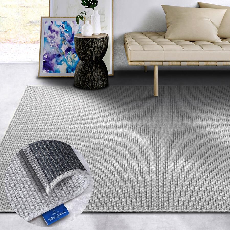 Villeroy & Boch Wollen kleed CHARLES Scheerwol wol natuur woonkamer slaapkamer boho scandi