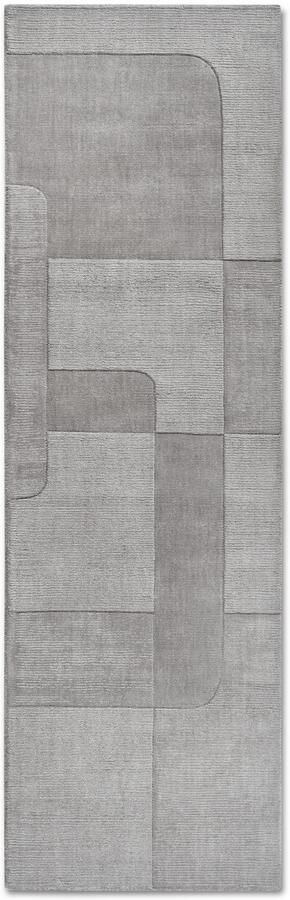 Villeroy & Boch Wollen kleed Charlotte Loper handgeweven wol natuur loper woonkamer geometrie - Foto 7