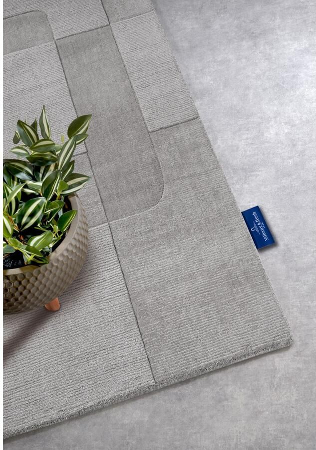 Villeroy & Boch Wollen kleed Charlotte Loper handgeweven wol natuur loper woonkamer geometrie - Foto 2