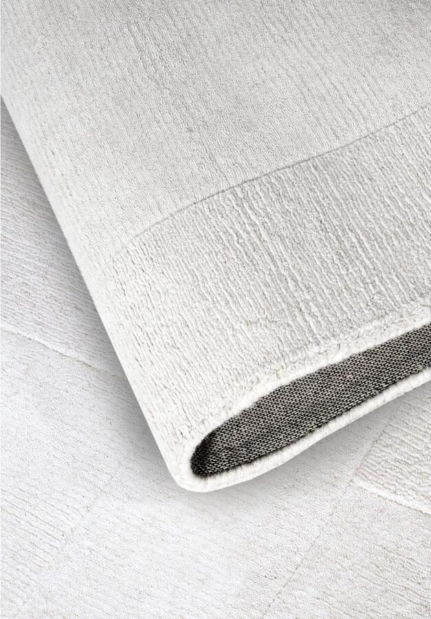 Villeroy & Boch Wollen kleed Charlotte Loper handgeweven wol natuur loper woonkamer geometrie - Foto 4