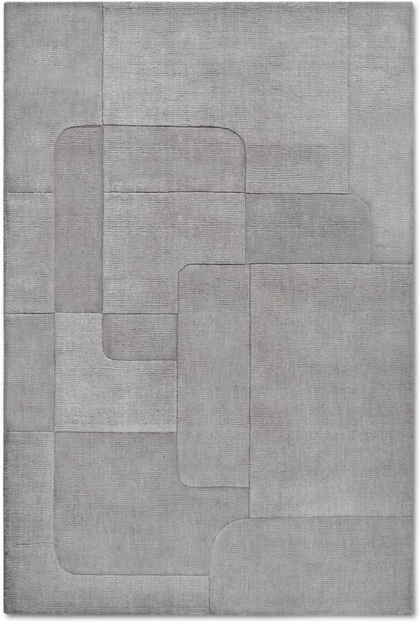 Villeroy & Boch Wollen kleed Charlotte Loper handgeweven wol natuur loper woonkamer geometrie - Foto 7