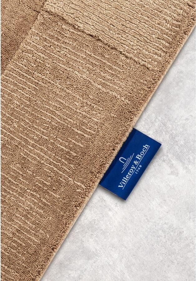 Villeroy & Boch Wollen kleed Charlotte Loper handgeweven wol natuur loper woonkamer geometrie - Foto 4