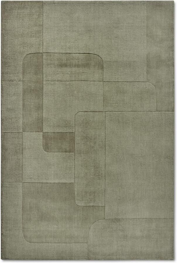 Villeroy & Boch Wollen kleed Charlotte Loper handgeweven wol natuur loper woonkamer geometrie - Foto 7