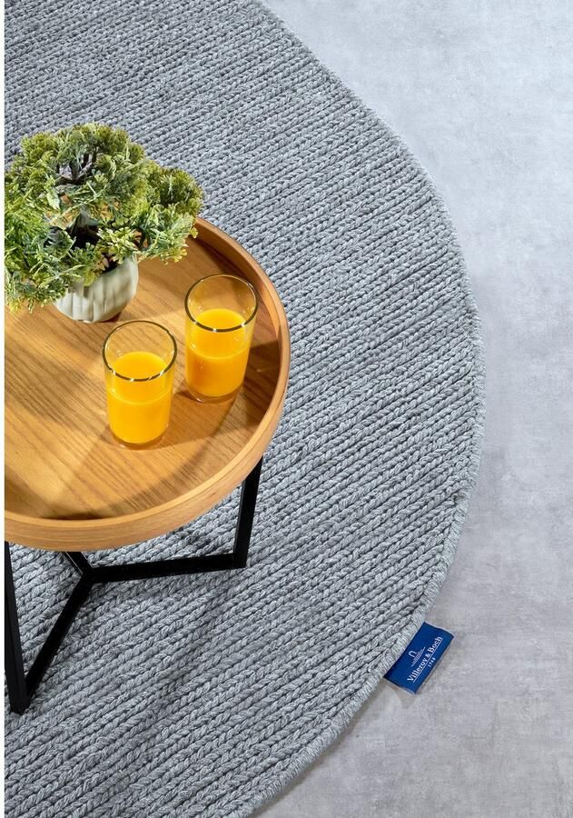 Villeroy & Boch Wollen kleed Francois in rond ovaal loper handgeweven wol woonkamer slaapkamer - Foto 3