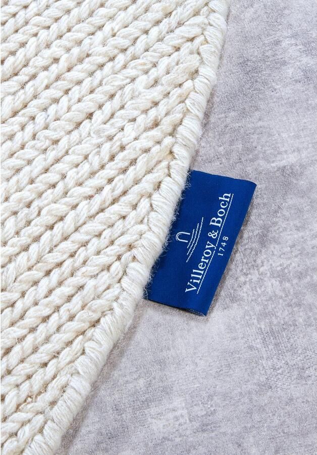 Villeroy & Boch Wollen kleed Francois in rond ovaal loper handgeweven wol woonkamer slaapkamer - Foto 4