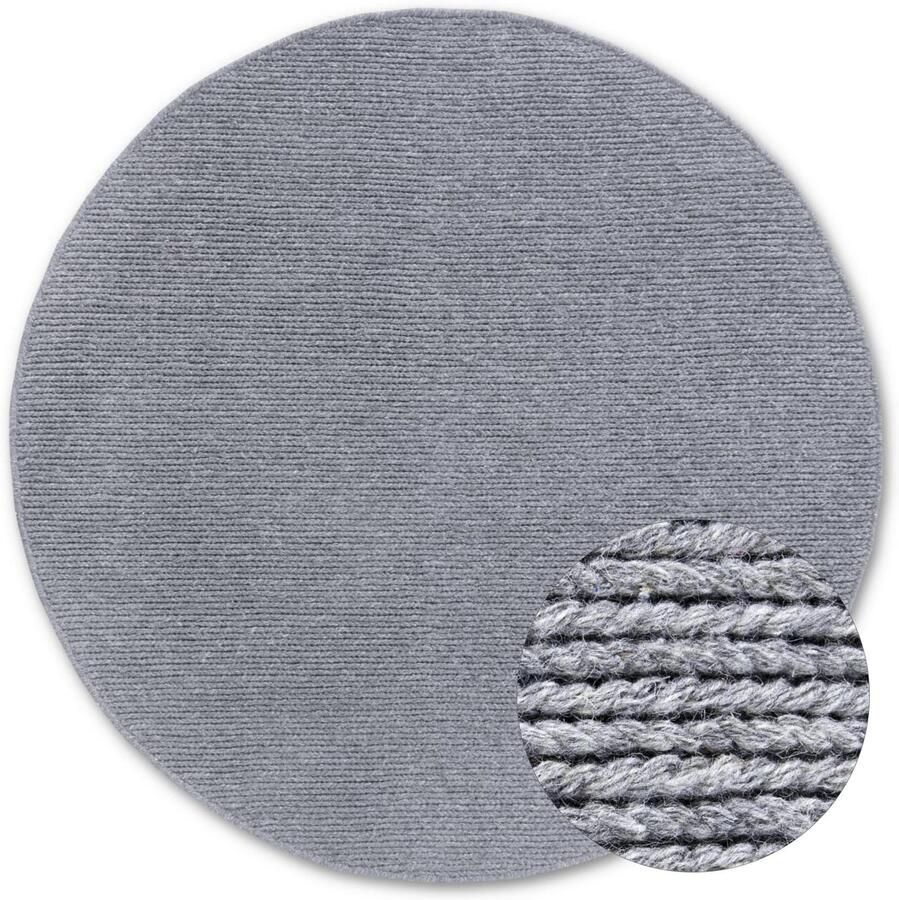 Villeroy & Boch Wollen kleed Francois in rond ovaal loper handgeweven wol woonkamer slaapkamer - Foto 2