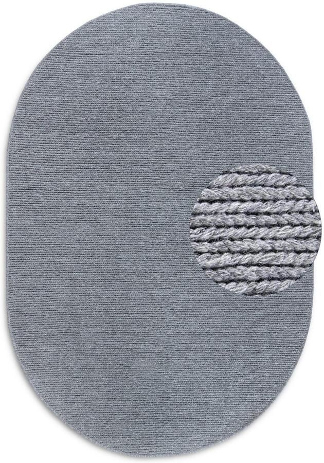 Villeroy & Boch Wollen kleed Francois in rond ovaal loper handgeweven wol woonkamer slaapkamer - Foto 4