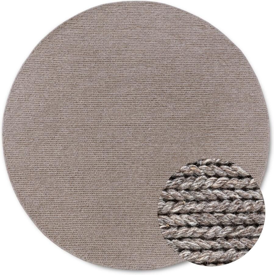 Villeroy & Boch Wollen kleed Francois in rond ovaal loper handgeweven wol woonkamer slaapkamer - Foto 9