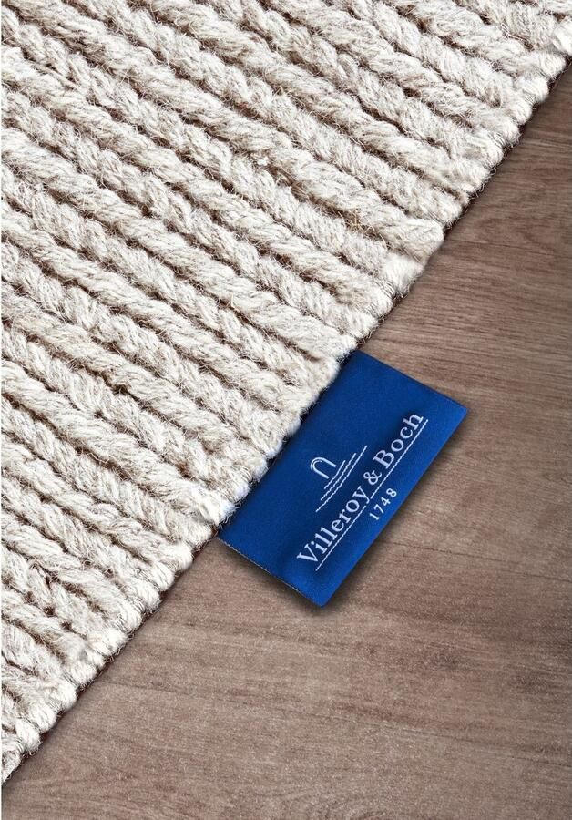 Villeroy & Boch Wollen kleed Francois in rond ovaal loper handgeweven wol woonkamer slaapkamer - Foto 6