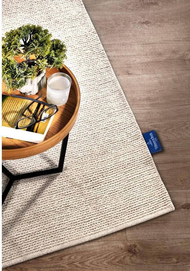 Villeroy & Boch Wollen kleed Francois in rond ovaal loper handgeweven wol woonkamer slaapkamer - Foto 3