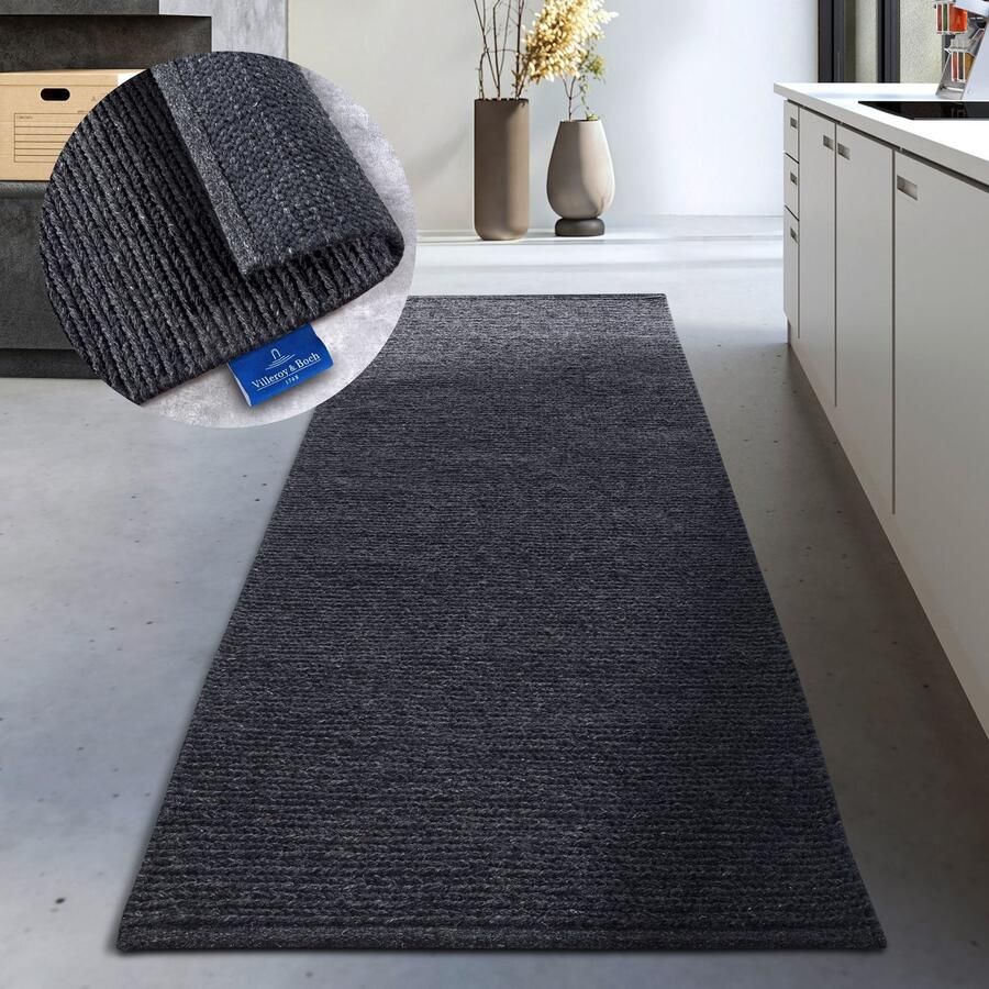 Villeroy & Boch Wollen kleed Francois in rond ovaal loper handgeweven wol woonkamer slaapkamer