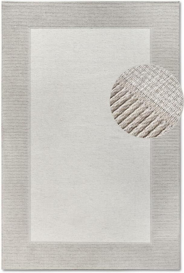 Villeroy & Boch Wollen kleed Johann Scheerwol wol natuur woonkamer slaapkamer boho scandi - Foto 6