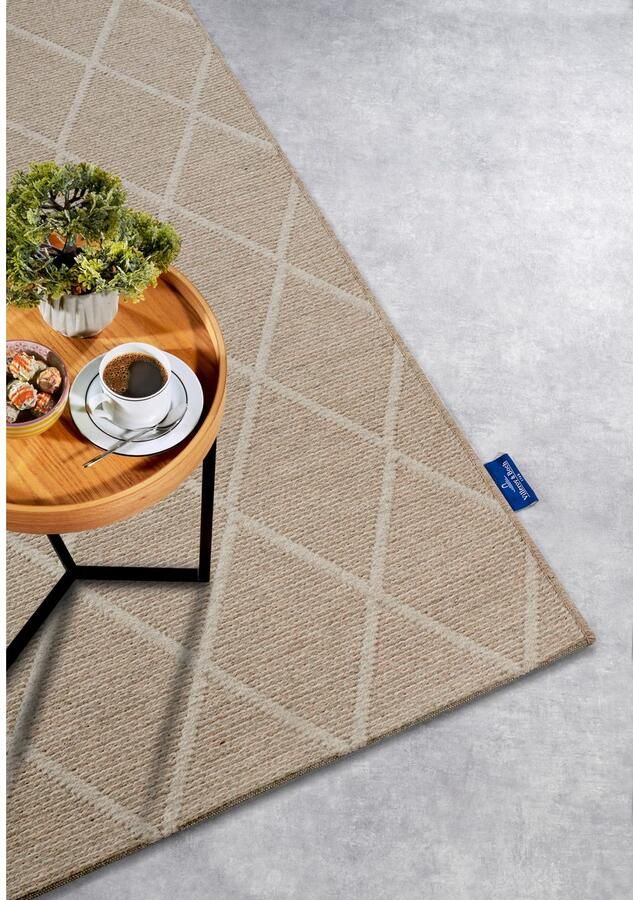 Villeroy & Boch Wollen kleed Maria Scheerwol wol natuur woonkamer slaapkamer boho scandi - Foto 2