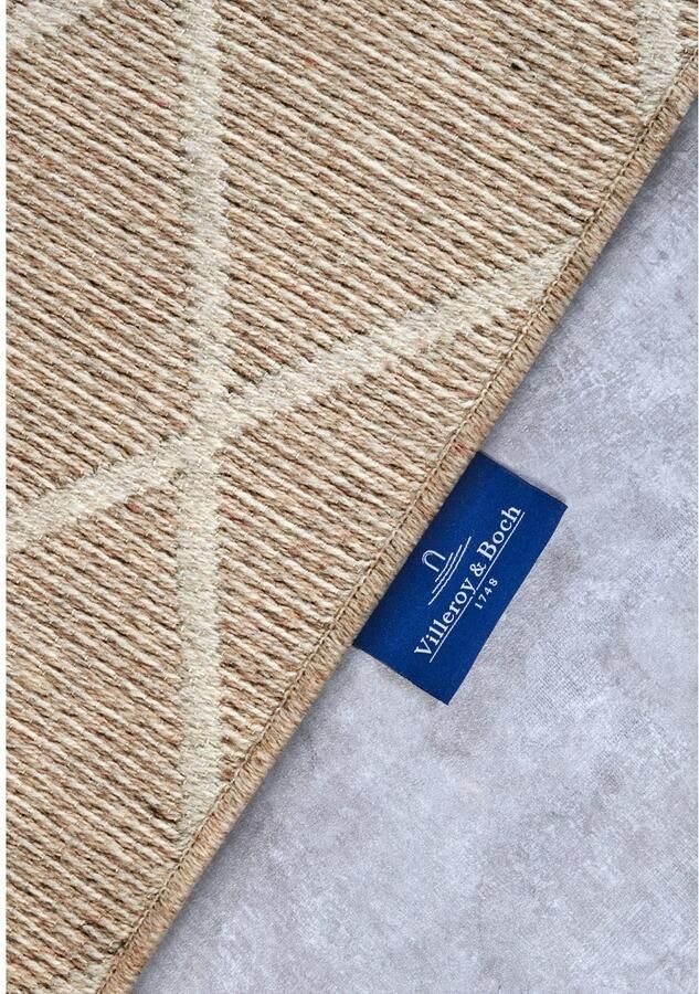 Villeroy & Boch Wollen kleed Maria Scheerwol wol natuur woonkamer slaapkamer boho scandi - Foto 3