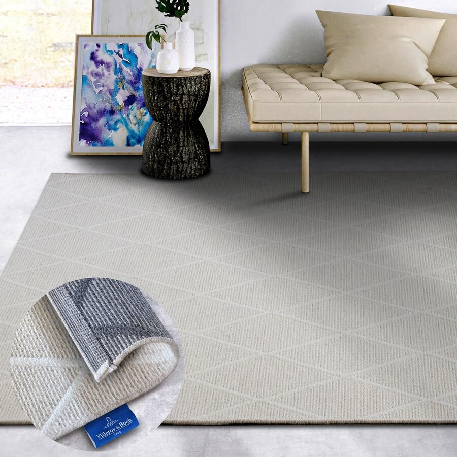 Villeroy & Boch Wollen kleed Maria Scheerwol wol natuur woonkamer slaapkamer boho scandi