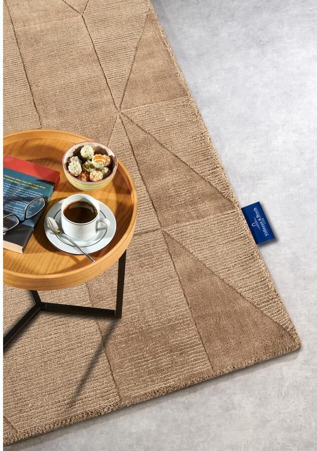 Villeroy & Boch Wollen kleed Ursule Loper handgeweven wol natuur woonkamer geometrie boho - Foto 2