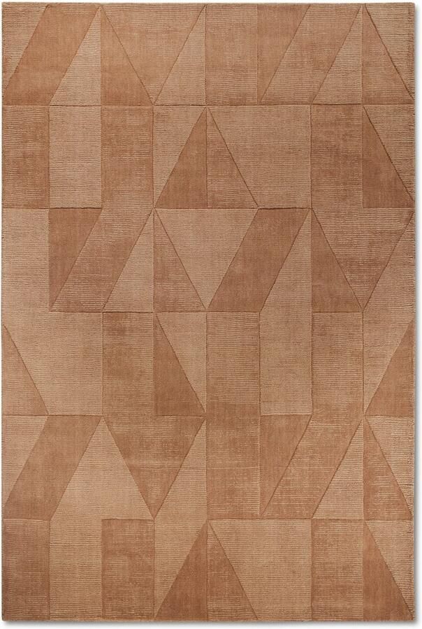 Villeroy & Boch Wollen kleed Ursule Loper handgeweven wol natuur woonkamer geometrie boho - Foto 8