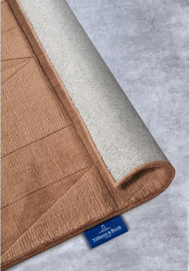 Villeroy & Boch Wollen kleed Ursule Loper handgeweven wol natuur woonkamer geometrie boho - Foto 6