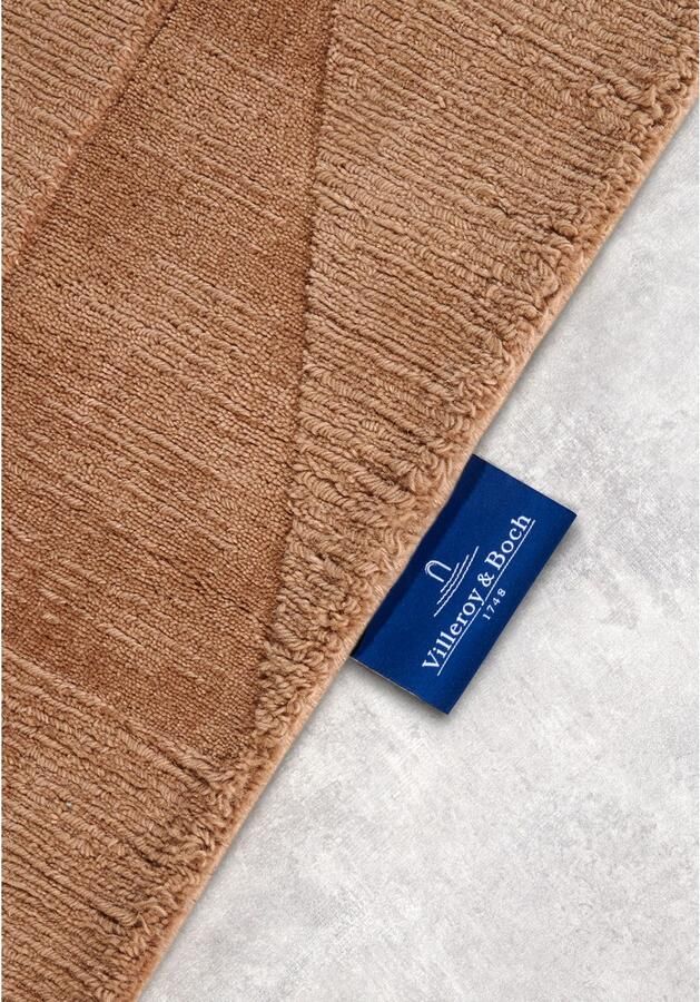 Villeroy & Boch Wollen kleed Ursule Loper handgeweven wol natuur woonkamer geometrie boho - Foto 5