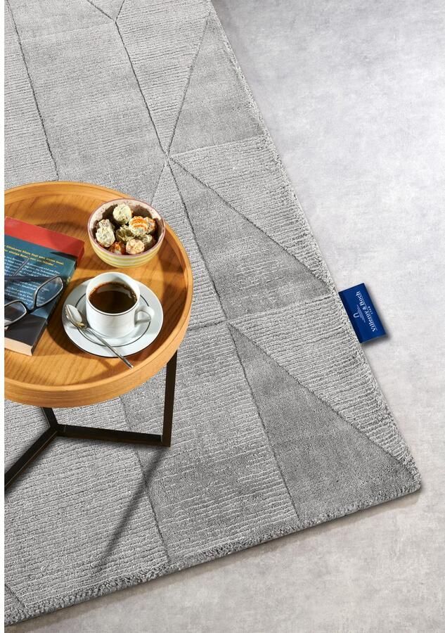 Villeroy & Boch Wollen kleed Ursule Loper handgeweven wol natuur woonkamer geometrie boho - Foto 2