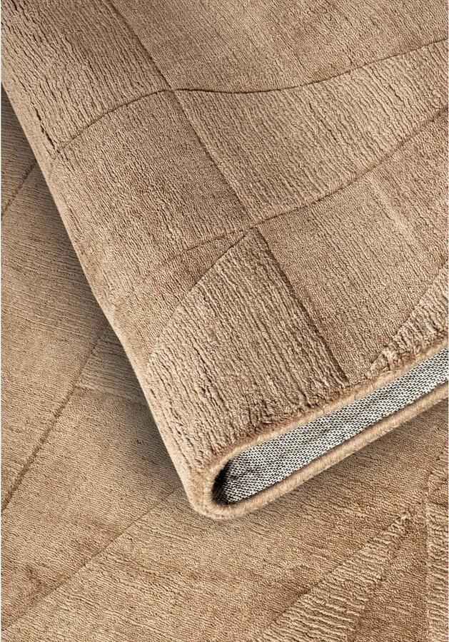 Villeroy & Boch Wollen kleed Ursule Loper handgeweven wol natuur woonkamer geometrie boho - Foto 3