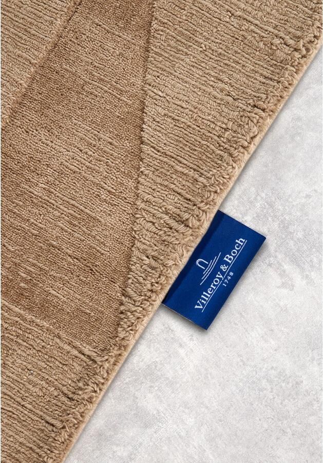 Villeroy & Boch Wollen kleed Ursule Loper handgeweven wol natuur woonkamer geometrie boho - Foto 4