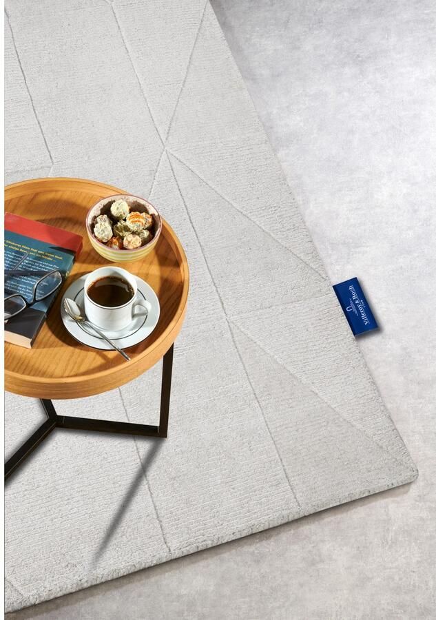 Villeroy & Boch Wollen kleed Ursule Loper handgeweven wol natuur woonkamer geometrie boho - Foto 2