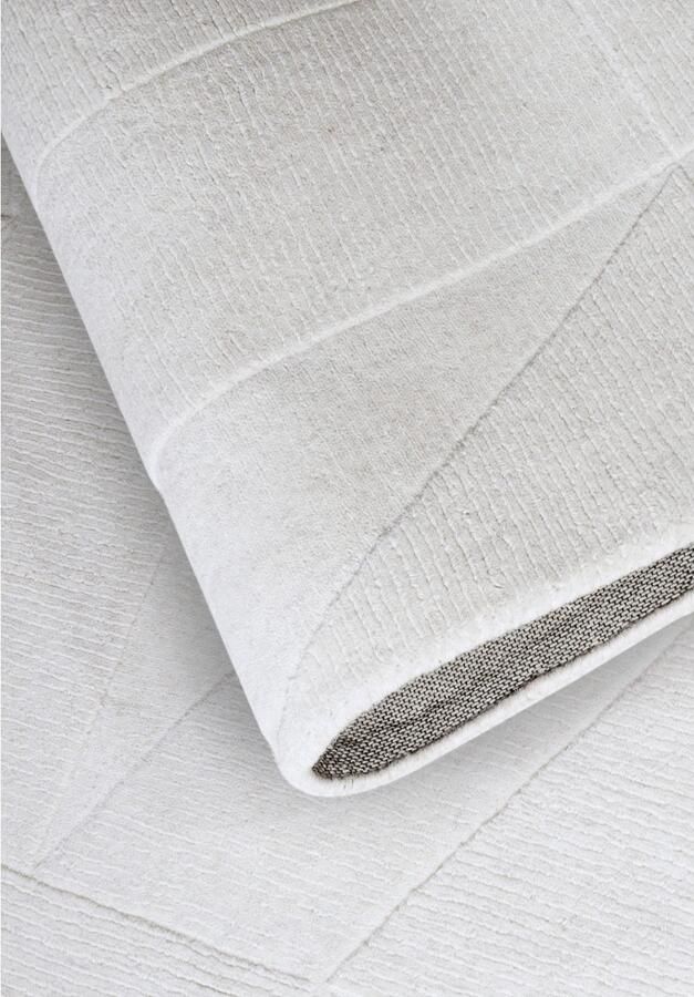 Villeroy & Boch Wollen kleed Ursule Loper handgeweven wol natuur woonkamer geometrie boho - Foto 4