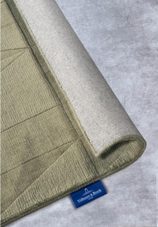 Villeroy & Boch Wollen kleed Ursule Loper handgeweven wol natuur woonkamer geometrie boho - Foto 3