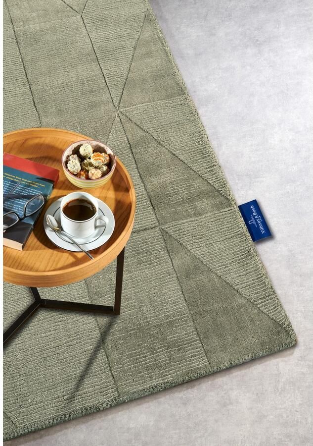 Villeroy & Boch Wollen kleed Ursule Loper handgeweven wol natuur woonkamer geometrie boho - Foto 2