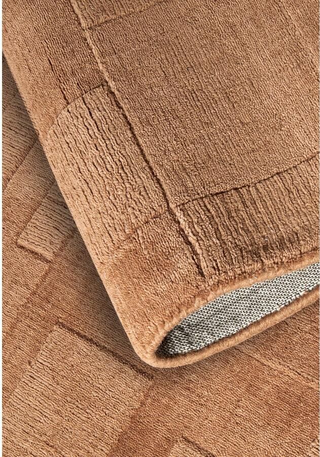 Villeroy & Boch Wollen kleed Wilhelmine Loper handgeweven wol natuur woonkamer geometrie boho - Foto 4