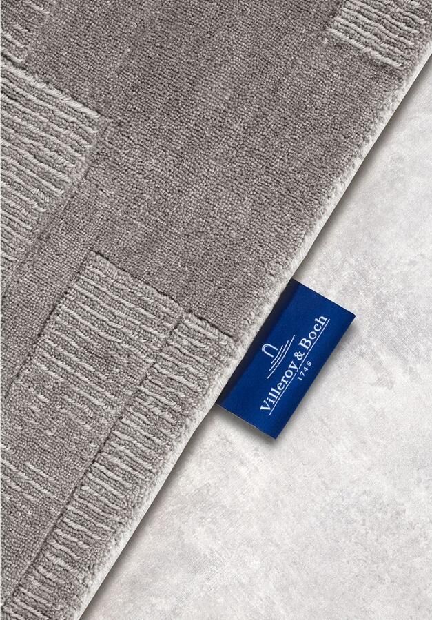 Villeroy & Boch Wollen kleed Wilhelmine Loper handgeweven wol natuur woonkamer geometrie boho - Foto 5