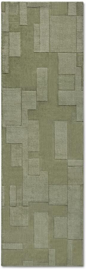 Villeroy & Boch Wollen kleed Wilhelmine Loper handgeweven wol natuur woonkamer geometrie boho - Foto 7