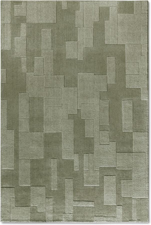 Villeroy & Boch Wollen kleed Wilhelmine Loper handgeweven wol natuur woonkamer geometrie boho - Foto 7