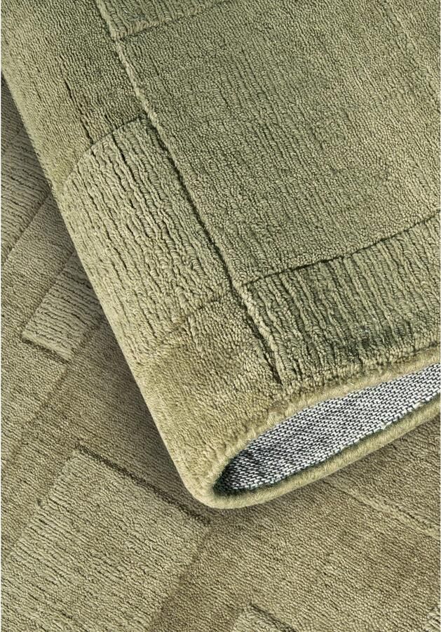 Villeroy & Boch Wollen kleed Wilhelmine Loper handgeweven wol natuur woonkamer geometrie boho - Foto 3