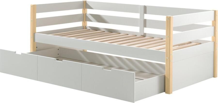 Vipack 1-persoonsledikant Magrit stapelbed met zijbouw ligoppervlak 90 x 200 cm - Foto 5