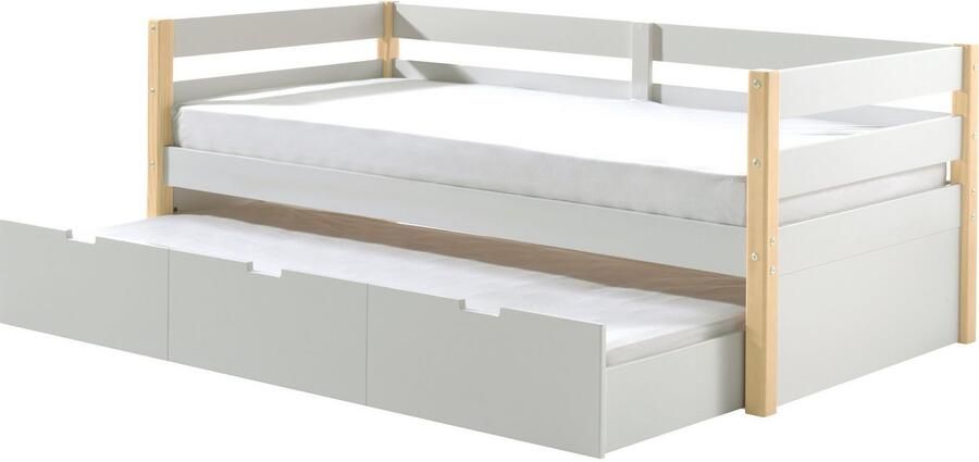 Vipack 1-persoonsledikant Magrit stapelbed met zijbouw ligoppervlak 90 x 200 cm - Foto 6