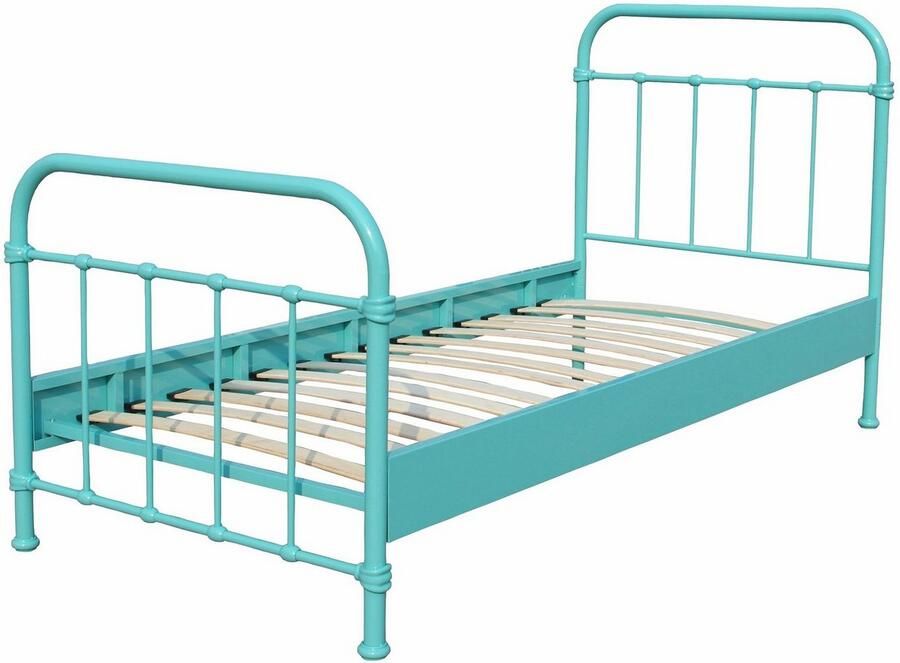 Vipack 1-persoonsledikant New York bedframe metaal poedergecoat in tijdloos ontwerp - Foto 2